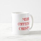 Capybara, Weihnachten, Ihren eigenen Text hinzufüg Kaffeetasse (VorderseiteRechts)