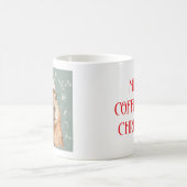 Capybara, Weihnachten, Ihren eigenen Text hinzufüg Kaffeetasse (Mittel)
