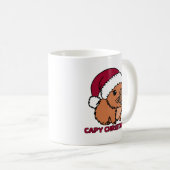 Capybara Weihnachten Kaffeetasse (VorderseiteRechts)