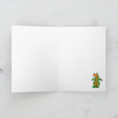 Capybara Weihnachtsbaumkarte Feiertagskarte (Innenseite)