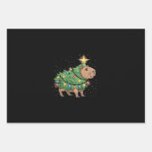 Capybara Weihnachtsgeschenke Capy Funny Weihnachts Geschenkpapier Set (Vorderseite)