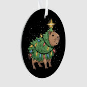Capybara Weihnachtsgeschenke Capy Funny Weihnachts Ornament (Vorderseite)