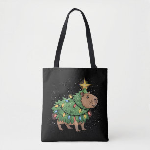 Capybara-Weihnachtsgeschenke Capy Lustiger Xmas-Ba Tasche