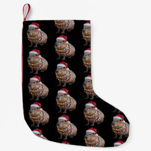 Capybara Weihnachtslichter Xmas-Fest Cappy Kleiner Weihnachtsstrumpf