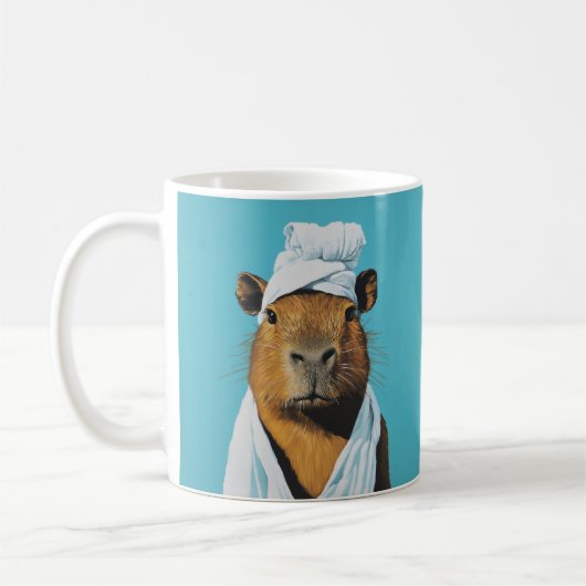 Capybara Wellness-Center Day Kaffeetasse (Links)