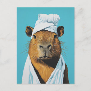 Capybara Wellness-Center Day Postkarte