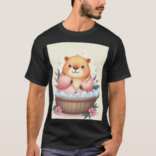 Capybara Whirlpool Entspannungs-Vibes Aufkleber T-Shirt