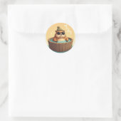 Capybara Whirlpool Entspannungs-Vibes Sticker Capy (Tasche)
