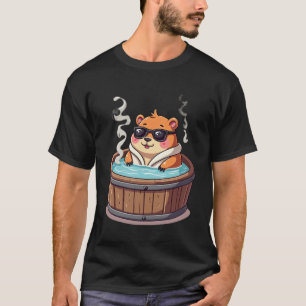 Capybara Whirlpool-Relaxation Aufkleber Chill Vibe T-Shirt