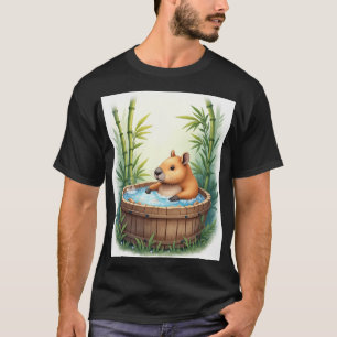 Capybara Whirlpool-Relaxation Chill-Vibes Spa-Tag T-Shirt