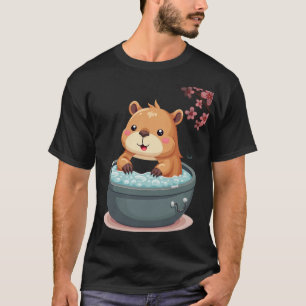 Capybara Whirlpool-Relaxation Kawaii Chill-Vibes S T-Shirt