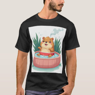 Capybara Whirlpool-Relaxation Stressabbau Tier L T-Shirt