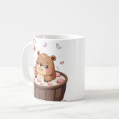 Capybara Whirlpool-Relaxations-Badebomben Kirschbl Kaffeetasse (Vorderseite Links)