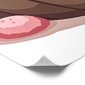 Capybara Whirlpool-Relaxations-Badebomben Kirschbl Poster (Ecke)