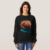 Capybara Wildlife Vintage  Capibara Gnawer Sweatshirt (Vorne ganz)