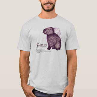 capybara - wine T-Shirt