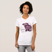 capybara - wine T-Shirt (Vorne ganz)