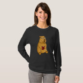 Capybara with Glasses T-Shirt (Vorne ganz)
