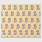 Capybara Wrapping Paper | Fun und Whimsical Geschenkpapier (Flach)