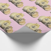 Capybara Wrapping Paper Geschenkpapier (Ecke)