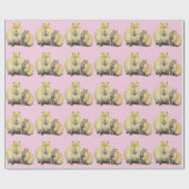 Capybara Wrapping Paper Geschenkpapier (Flach)