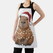 Capybara Xmas Matching Funny Santa Schürze (InSitu)