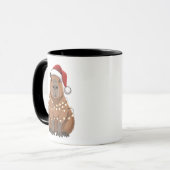 Capybara Xmas Matching Funny Santa Tasse (Vorderseite Links)