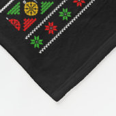 Capybara Xmas Pajamas Ugly Santa Riding Capybara C Fleecedecke (Ecke)