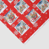 CAPYBARA XMAS TISSUE PAPER SEIDENPAPIER (Ausschnitt)