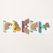Capybara Yoga Mat Yogamatte (Vorderseite (Horizontal))