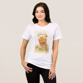 Capybara Zen Moment Tri-Blend Shirt (Vorderseite voll)