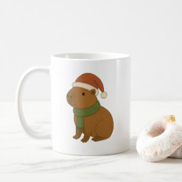 Capybara zu Weihnachten Kaffeetasse