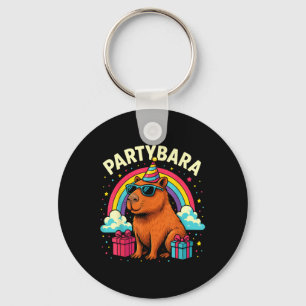 Capybara zum Geburtstag T-Shirt für Kinder Spaß Pa Schlüsselanhänger
