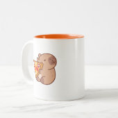 Capybara Zweifarbige Tasse (Vorderseite Links)