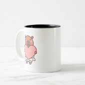 Capybara Zweifarbige Tasse (Vorderseite Links)