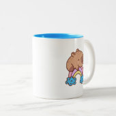 Capybara Zweifarbige Tasse (VorderseiteRechts)