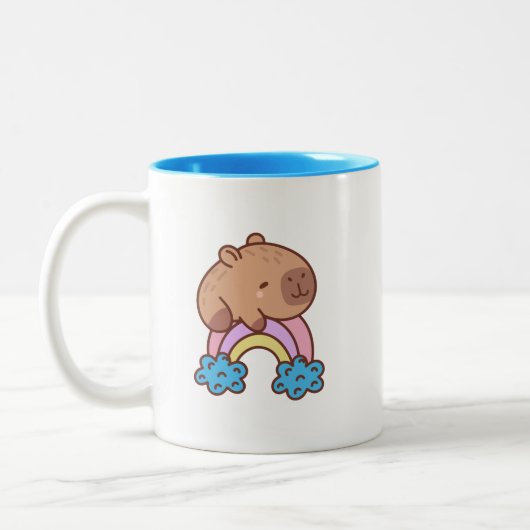 Capybara Zweifarbige Tasse (Links)