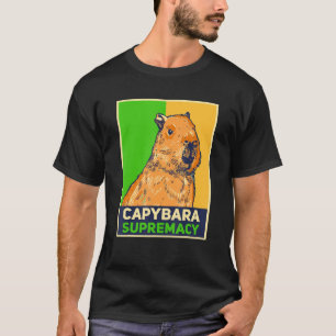 Capybaras Capibara Nagetier Capybara Überlegenheit T-Shirt