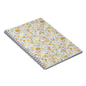 Capybaras in Gelb Notizblock (Rechte Seite)