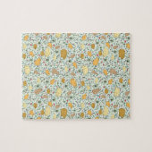 Capybaras in Grün Puzzle (Horizontal)