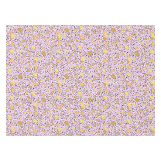 Capybaras in Rosa Tischdecke (Vorderseite (Horizontal))