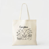 Capybaras Mittagspause Tragetasche (Vorne)