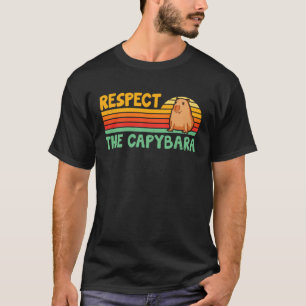 Capybaras respektieren die Kinder der Cavy Rodent T-Shirt
