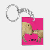 Capybaras Schlüsselanhänger (Vorderseite links)