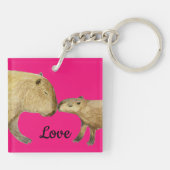 Capybaras Schlüsselanhänger (Rückseite)
