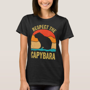 Capybaras Shirt respektiert Capybara Cavy Rodent L