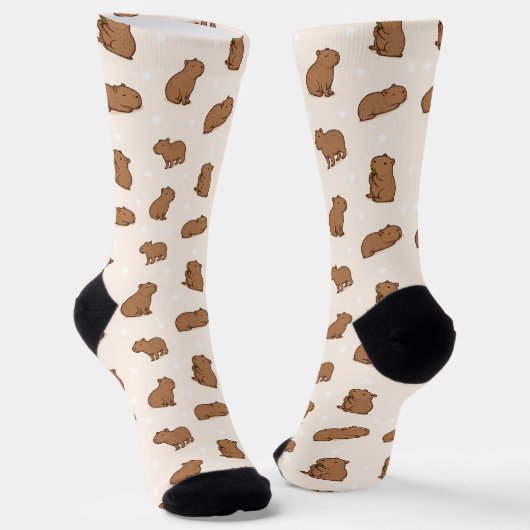 Capybaras Socken (Gewinkelt)