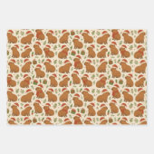 Capybaras zu Weihnachten Geschenkpapier Set (Vorderseite)