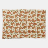 Capybaras zu Weihnachten Geschirrtuch (Horizontal)