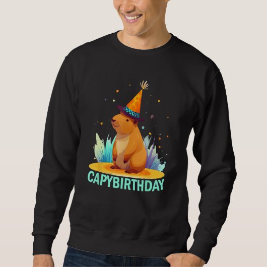 Capybirthday Birthday Capybara 1 Sweatshirt (Vorderseite)
